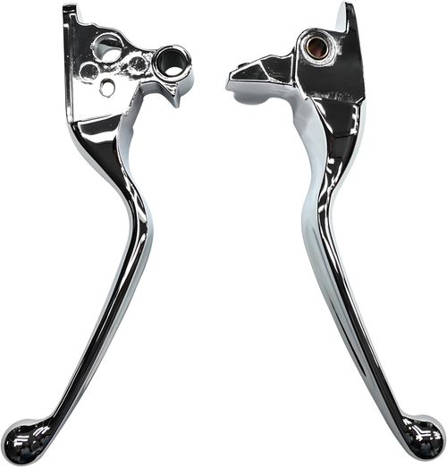Harddrive Custom Levers - 2008-2013 W/Cable Clutch — Harley-Davidson Road King, Road King Classic, Electra Glide Classic (2008-2013)