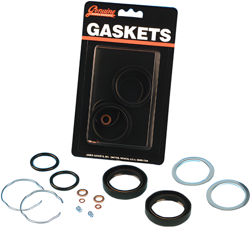 James Gaskets Big Twin Gasket Kit - Fork Seal Late 39mm KIT Late 39mm 45849-87 — Harley-Davidson (1987-1994)