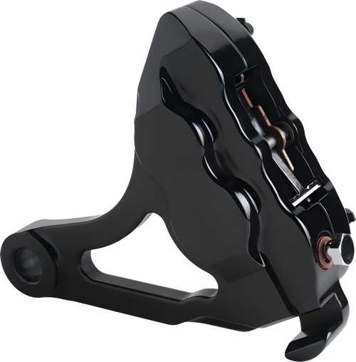 Hawg Halters Inc 4 Piston Caliper Kit - Pist Rear Caliper KIT Black Dyna 2006-2… — Harley-Davidson (2006-2020)