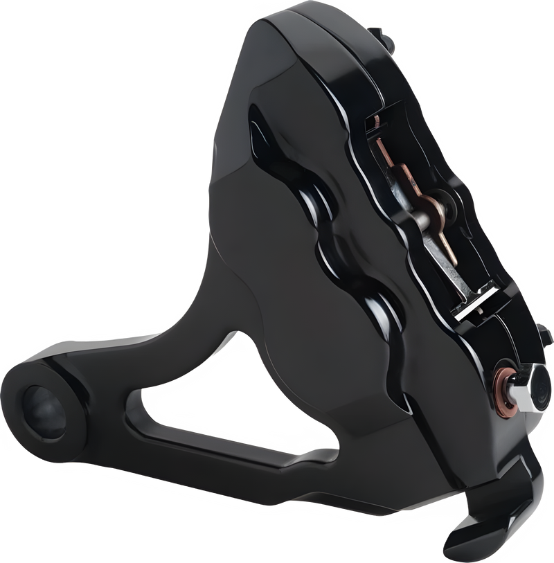 Hawg Halters Inc 4 Piston Caliper Kit - Pist Rear Caliper KIT Black Dyna 2006-2… — Harley-Davidson (2006-2020)