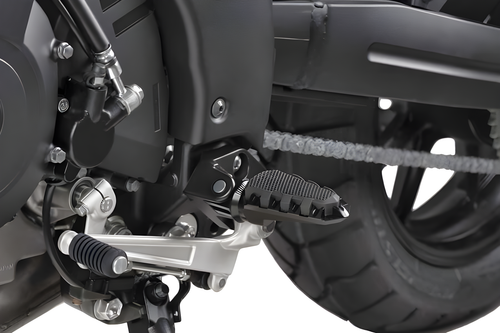 PUIG Hi-Tech Footpegs - Trail Black