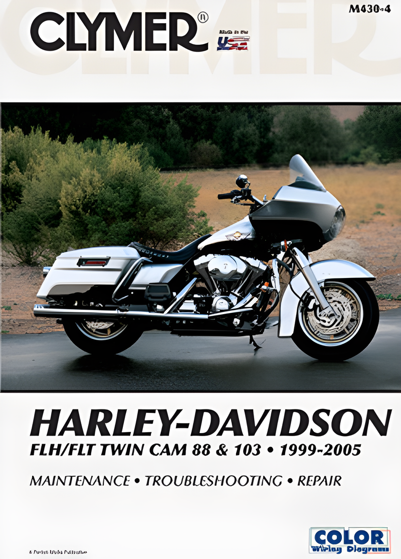 Clymer Repair Manual - Harley FLH/Flhr — Harley-Davidson Electra Glide, Electra Glide Classic, Electra Glide Ultra Classic (1999-2005)