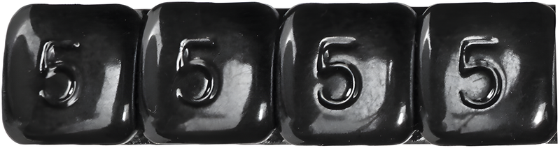 K&L Stick-On Wheel Weights - 5 Gram Black 360 Piece/BOX