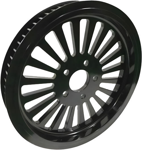 Harddrive Pully black - Flst/Fxst 2000-2006 — Harley-Davidson Softail, Softail Heritage Classic, Road King (2000-2006)