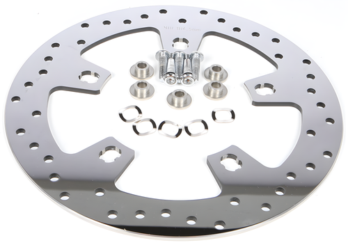 Harddrive Touring Brake Rotors - SS - Rotor Front 11 SS Polished — Harley-Davidson (2014-2025)