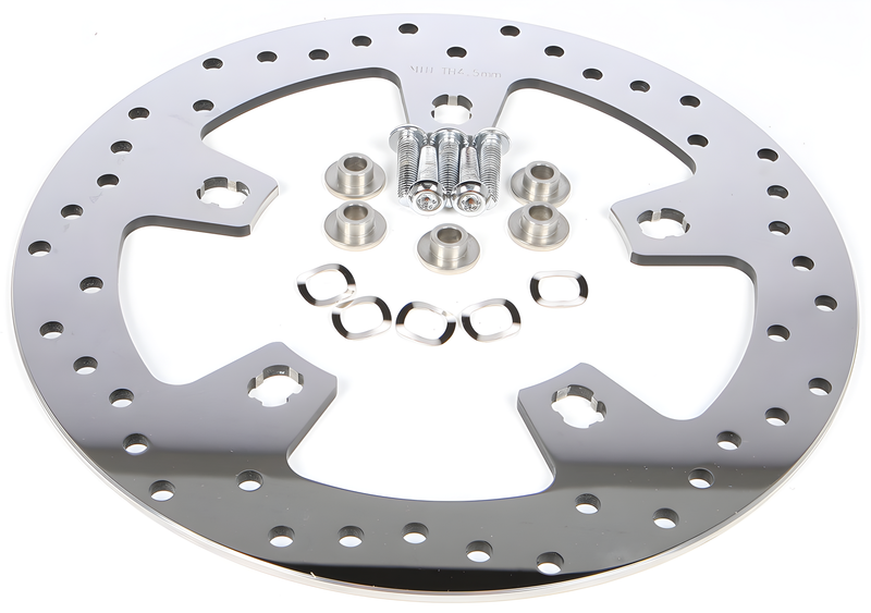 Harddrive Touring Brake Rotors - SS - Rotor Front 11 SS Polished — Harley-Davidson (2014-2025)