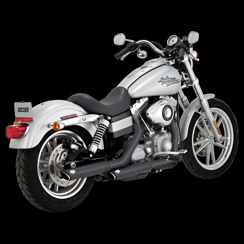 Vance and Hines Twin Slash Slip-Ons — 1991-2017 Harley-Davidson Dyna 91