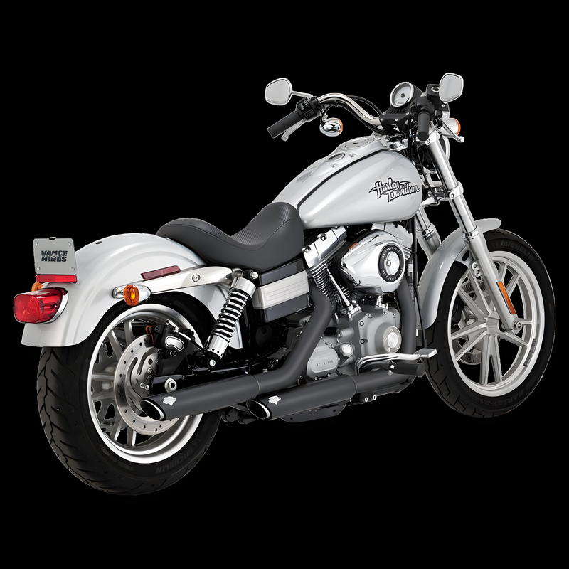 Vance and Hines Twin Slash Slip-Ons — 1991-2017 Harley-Davidson Dyna 91