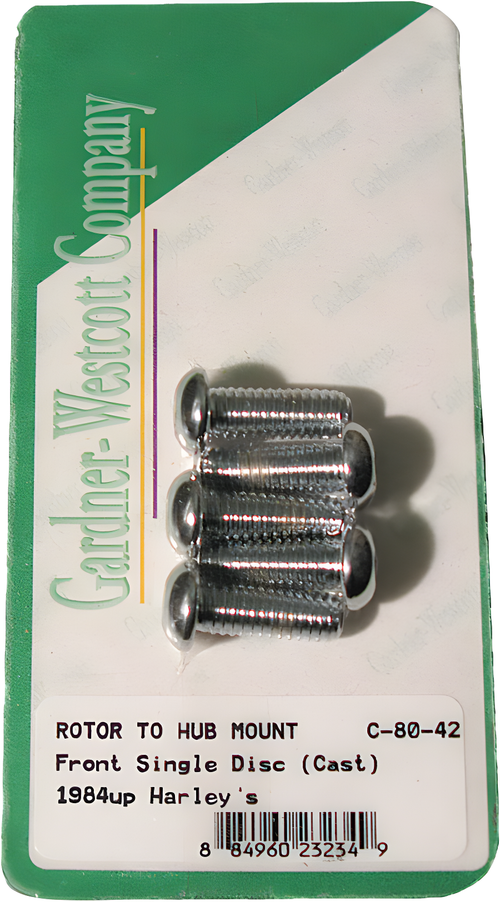 GardnerWestcott Brake Rotor Bolts - Allen Bolts 1984-2013 ALL Cast Wheels