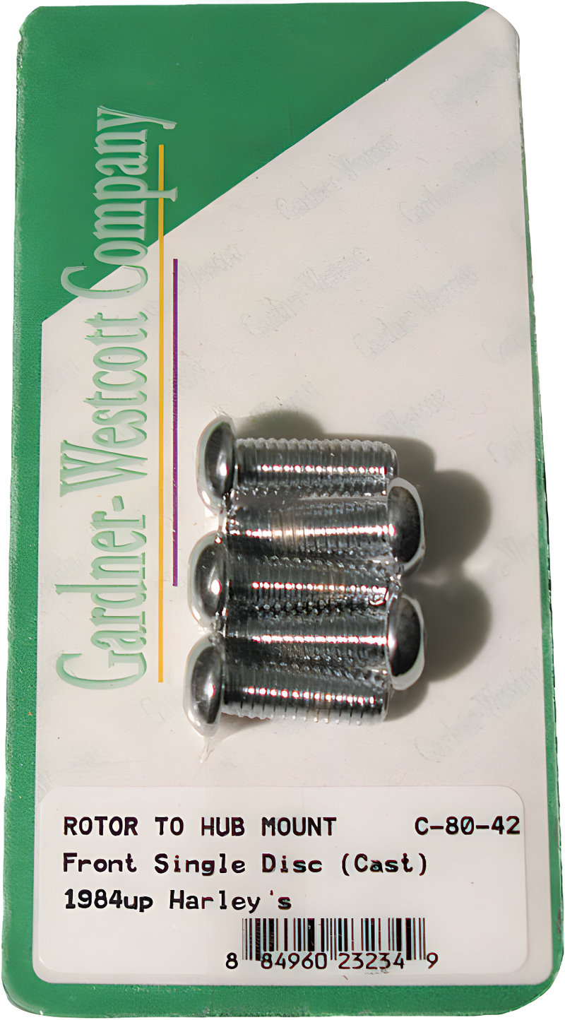 GardnerWestcott Brake Rotor Bolts - Allen Bolts 1984-2013 ALL Cast Wheels