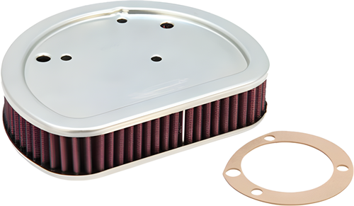 K&N High Flow Air Filter - HD-1611 Replacement — Harley-Davidson Softail Slim, Softail Cross Bones, Dyna Street Bob (2008-2017)