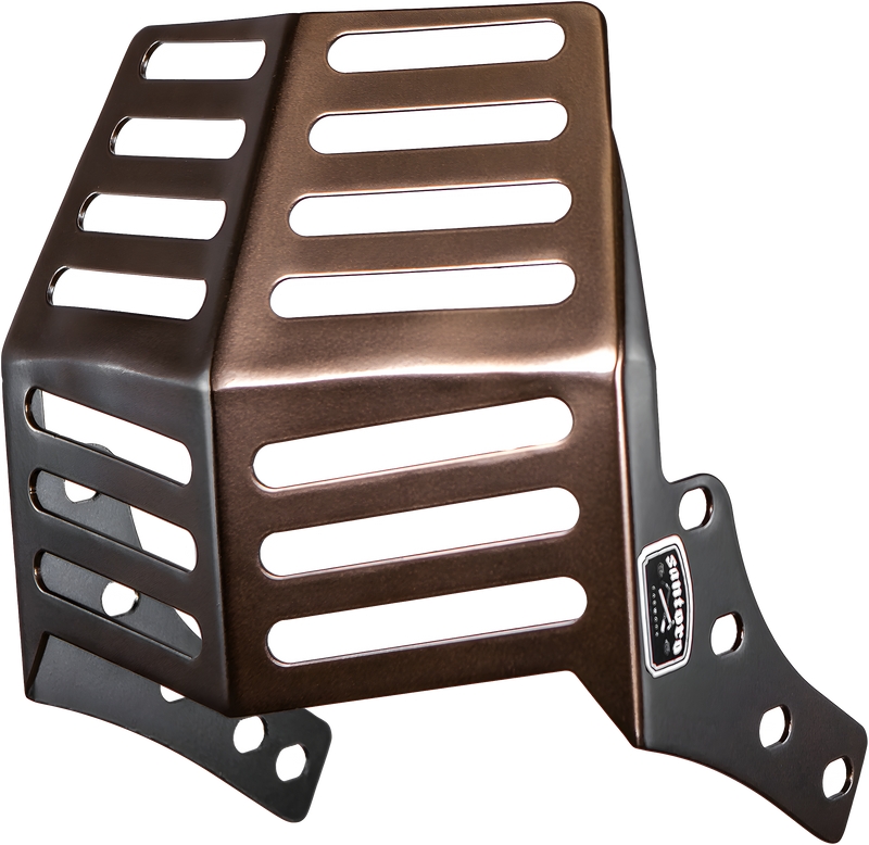 Santoro Fabworx Hockey Mask - Bronze Softail — Harley-Davidson Softail Heritage Classic, Softail Fat Boy, Softail (1983-2026)