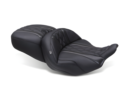 Mustang Motorcycle One-Piece 2 Up Seat — 2023-2025 Harley-Davidson Touring