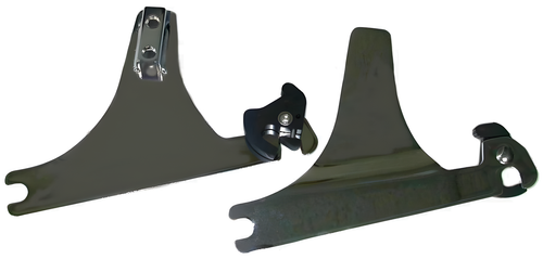 Harddrive Detachable Sissy Bar Side Plates - Chrome Softail 1984-1999 Except Fl… — Harley-Davidson (1984-1999)