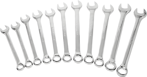 Performance Tool Metric Wrench Set - 11 PC MET Combo Wrench SET
