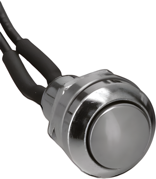 Harddrive Mini Push Button Switch - Chrome