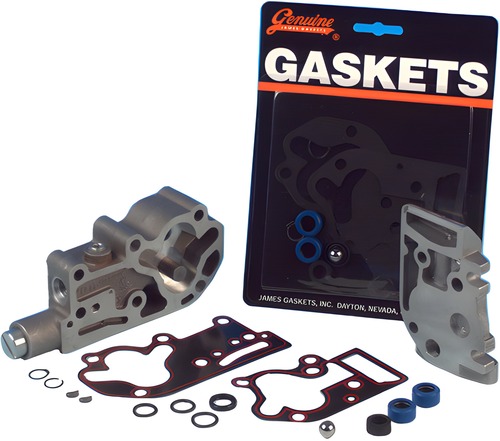 James Gaskets Big Twin Gasket Kit - Seal OIL Pump W/Metal Gaskets KIT 92-Flhr — Harley-Davidson (1992-1999)