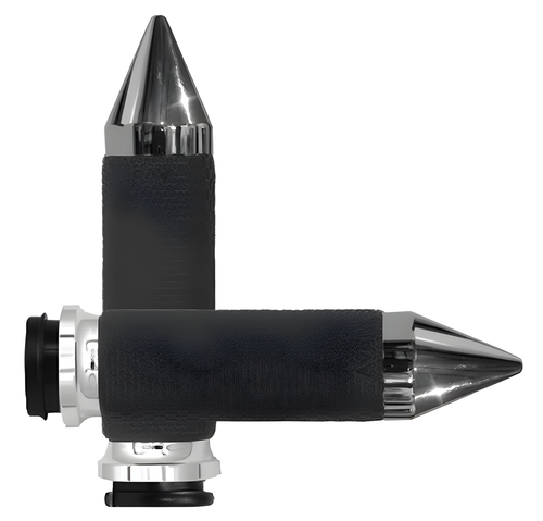 Avon Memory Foam Grip - Chrome — Harley-Davidson Road King, Electra Glide Ultra Classic, Street Glide (2008-2019)