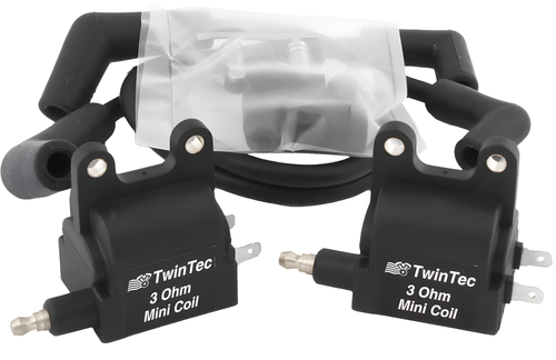 Daytona Mini Ignition Coil - KIT — Harley-Davidson Electra Glide Classic, Softail Custom, Softail Heritage Classic (1984-1999)