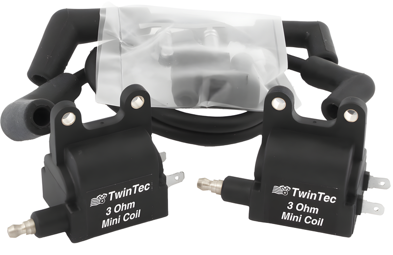 Daytona Mini Ignition Coil - KIT — Harley-Davidson Electra Glide Classic, Softail Custom, Softail Heritage Classic (1984-1999)