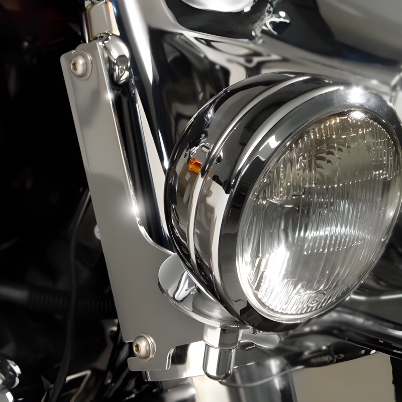 National Cycle Windshield Mount Kit - Quick Release Covered Forks — Harley-Davidson Road King, Road King Classic, CVO Road King (1986-2020)