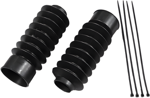 Harddrive Fork Boot - 230mm Black F/41mm Fork — Harley-Davidson Electra Glide, Softail Heritage Classic, Electra Glide Classic (1955-2026)
