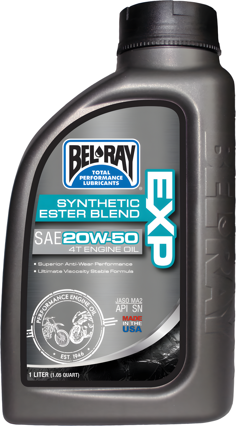 Bel-Ray EXP Semi-Synthetic Ester Blend 4T Engine Oil - Semi-SYN Ester OIL 20w50…