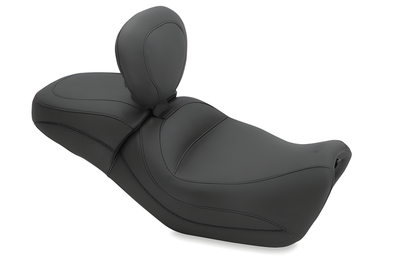 Mustang Motorcycle 1 Piece Touring with Driver Backrest Original — 2015-2021 Harley-Davidson Touring