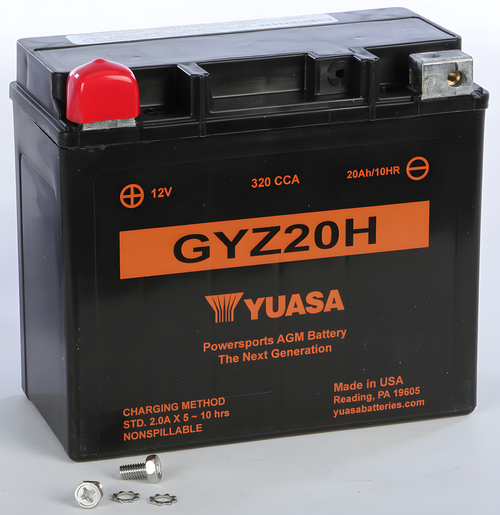 Yuasa GYZ Series AGM Battery - Gyz20h Sealed Factory Activated
