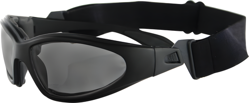 Bobster GXR Sunglasses - Black W/Smoke Lens
