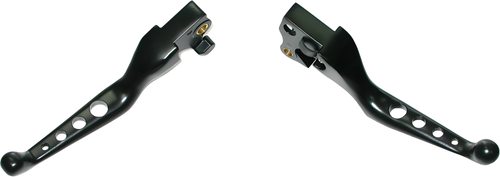 Harddrive Custom Levers - 4-Hole Lever SET Black XL 2014-2017 — Harley-Davidson Sportster 1200 Custom, Super Low Touring, Seventy Two (2014-2016)