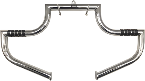 Lindby Magnumbar Engine Guard - GRD HD Magnumbar FLH Touring 97-UP Chrome — Harley-Davidson Road King, Road King Classic, Street Glide (1997-2019)