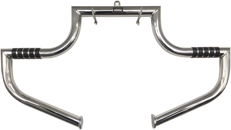 Lindby Magnumbar Engine Guard - GRD HD Magnumbar FLH Touring 97-UP Chrome — Harley-Davidson Road King, Road King Classic, Street Glide (1997-2019)