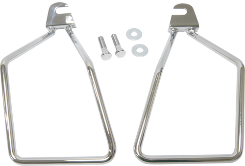 Harddrive Saddlebag Support Bracket - Supports Chrome Single Bolt Softail — Harley-Davidson Softail Night Train, Softail, Softail Springer (2000-2018)