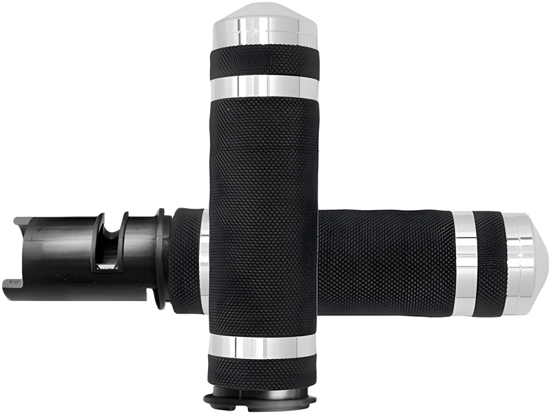 Avon Air Super Sport Twist Grip - Chrome Twist Grip — Harley-Davidson Road Glide Limited, Trike Road Glide 3, Road Glide Custom (2023-2024)