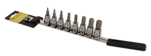 Cruz Tools Socket Bit Set - 8pc HEX Metric