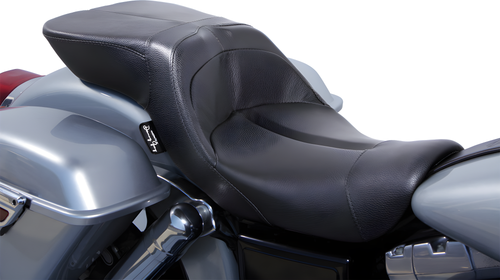 Danny Gray Dyna TourIST 2-Up Seat - Leather Seat FXD `2006-2017 — Harley-Davidson Dyna Super Glide (2006-2010)
