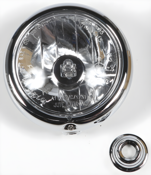 National Cycle Spotlight Bar Light Assembly - Chrome Shell Halogen H3 Bulb