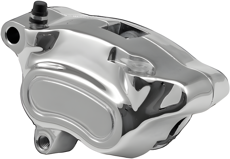 Harddrive Chrome Caliper - Front Left Repl Oe#44046-08 — Harley-Davidson Softail Heritage Classic, Softail Fat Boy, Dyna Wide Glide (1984-2024)