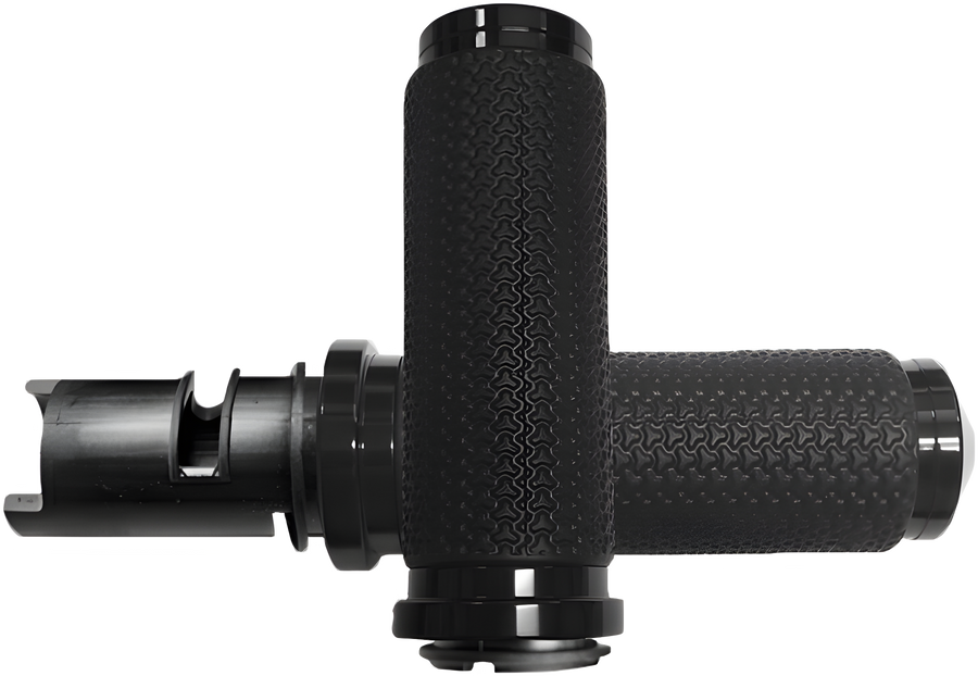 Avon Memory Foam Large Black Twist Grip - Harley & Indian V-Twin
