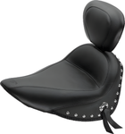 Mustang Motorcycle Solo with Driver Backrest Studs — 1984-2006 Harley-Davidson Touring