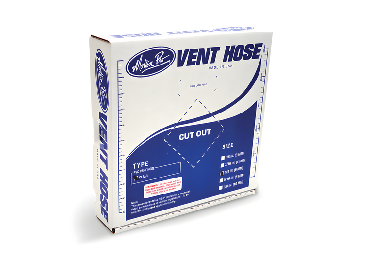 Motion Pro Clear Standard Vinyl Fuel Vent Line - 1/4
