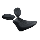 Mustang Motorcycle Solo with Driver Backrest Diamond — 2011-2013 Harley-Davidson Touring