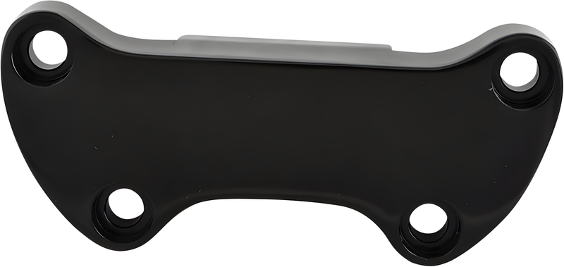 Harddrive Handlebar Clamp - Smooth W/ Skirt Black