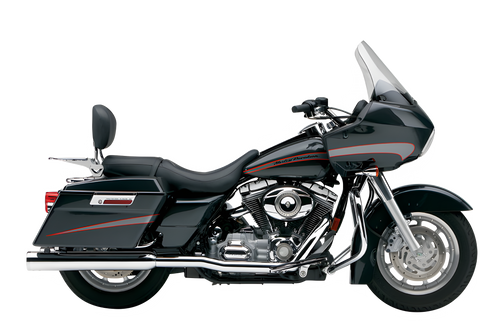 Cobra TRUE DUAL HEADPIPES BLACK FLH/FLT 95-06 — Harley-Davidson Road King, Electra Glide, Electra Glide Classic (1995-2006)