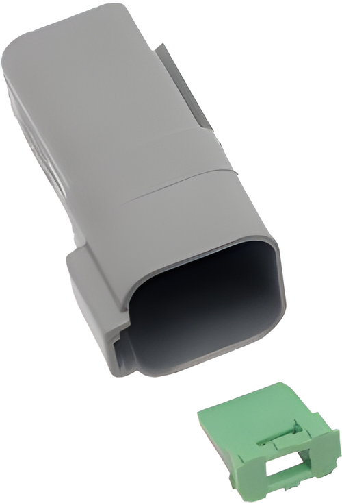 NAMZ Custom Cycle Deutsch DT Receptacle and Wedgelock - Rcptcl & Wdglck Hd# 721…