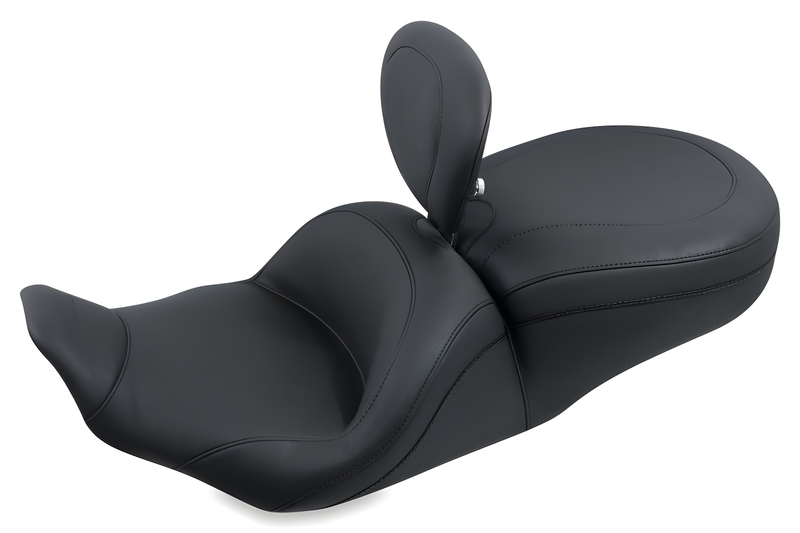 Mustang Motorcycle 1 Piece Touring with Driver Backrest Original — 1997-2007 Harley-Davidson Touring
