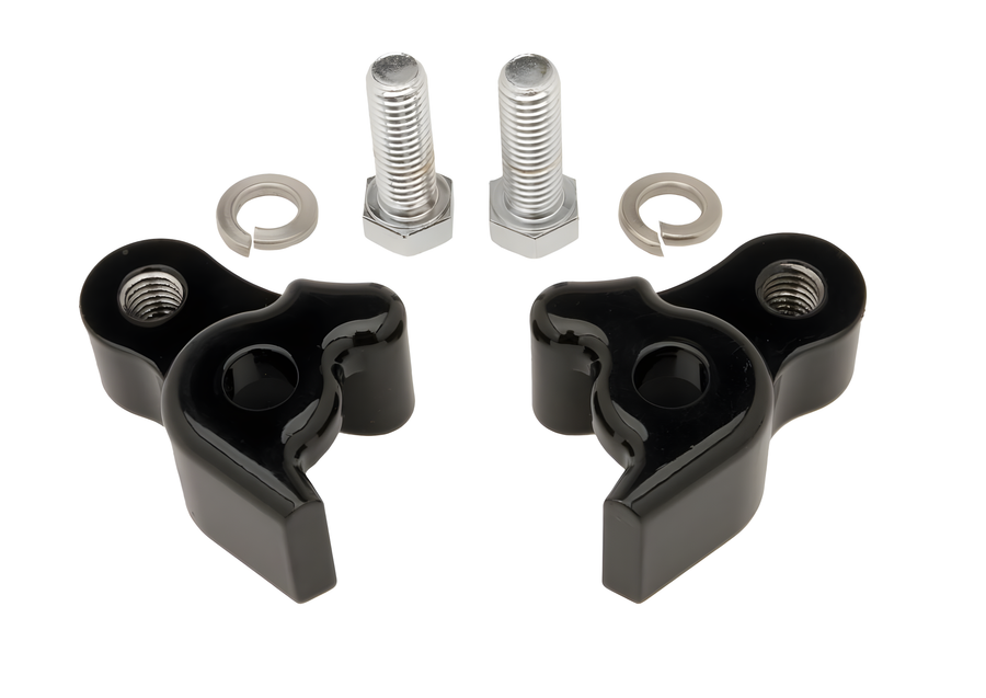 Burly Brand Rear Lowering Blocks Black - Harley Touring 2009-2016
