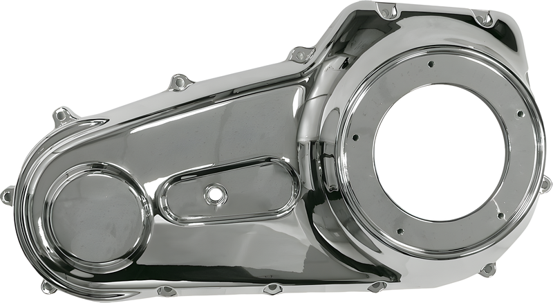 Harddrive Outer Primary Cover - Chrome 2006-2017 Dyna Except Models W/FWD — Harley-Davidson Dyna Street Bob, Dyna Wide Glide, Dyna Fat Bob (2006-2017)