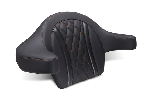 Mustang Motorcycle Extended Passenger Backrest — 2023-2025 Harley-Davidson Road Glide